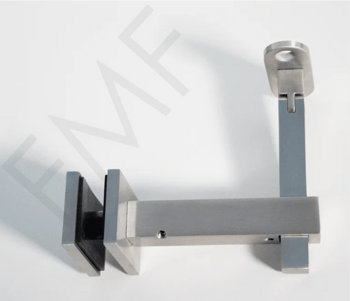Glass Mount Square Adjustable Handrail Brackets