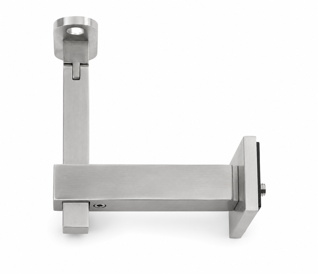 Wall Mount Square Adjustable Handrail Brackets