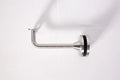6" Flat Saddle Glass Mount Adjustable Handrail Brackets