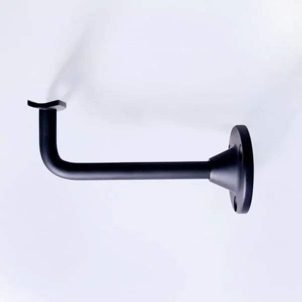 6" Flat Saddle Wall Mount Adjustable Handrail Brackets
