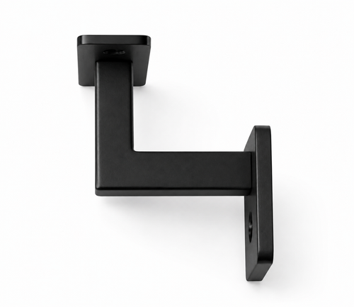 Square Wall Handrail Bracket Flat Saddle
