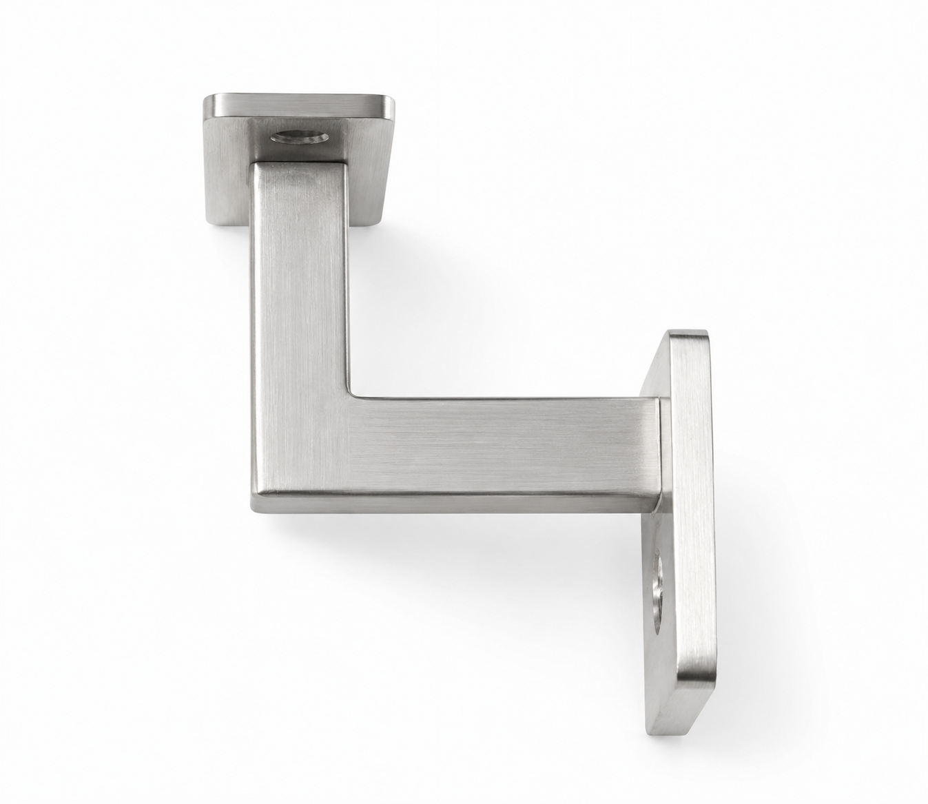 Square Wall Handrail Bracket Flat Saddle