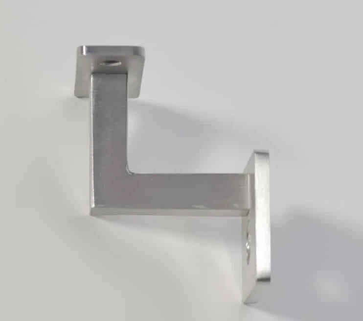 Square Wall Handrail Bracket Flat Saddle