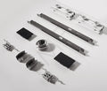 HSK Series Sliding Door System Components (Door Track Not Included)