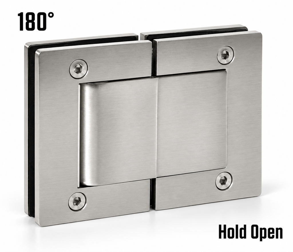 180° Glass-to-Glass – Hold Open