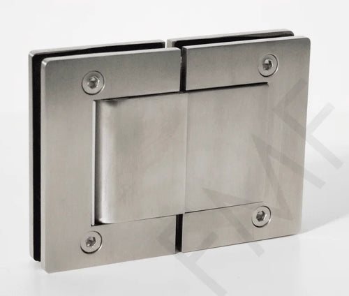 180° Hydraulic Glass-to-Glass Hinge - Sold in pairs