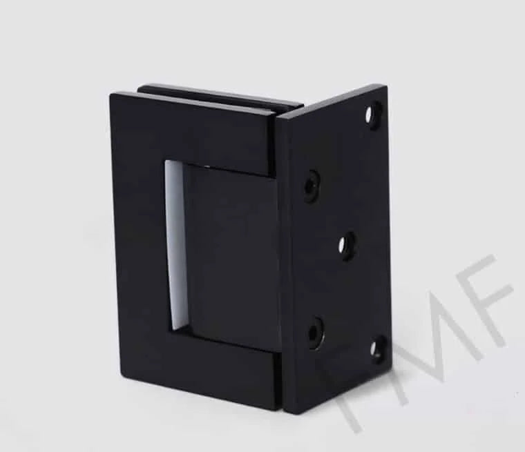 Hydraulic Offset Wall-Mount Glass Hinge 304SS Hold-Open - Sold in Pairs