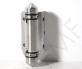 90° Glass-Round Post Self-Closing Metal Gate Hinge-SS