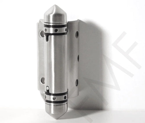 90° Glass-Round Post Self-Closing Metal Gate Hinge-SS