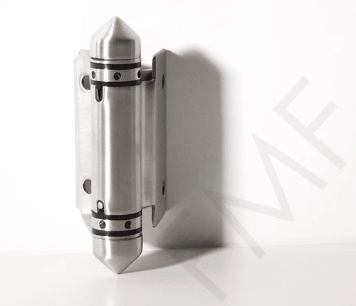 90° Glass-Square Post Self-Closing Metal Gate Hinge-SS