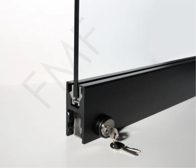 4″ Commercial Bottom Door Rail
