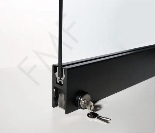 4″ Commercial Bottom Door Rail