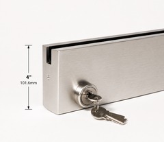 4″ Commercial Bottom Door Rail