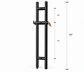 Commercial Locking Handle – 3 Holes