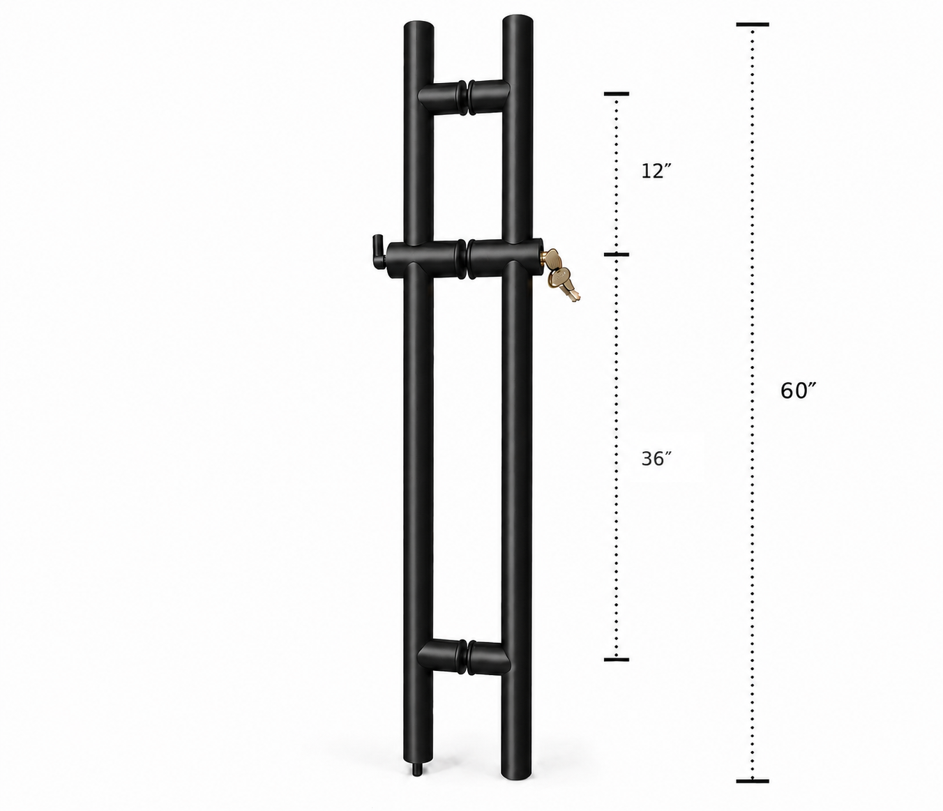 Commercial Locking Handle – 3 Holes
