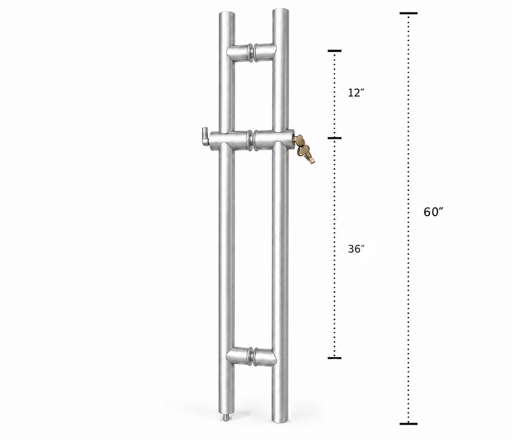 Commercial Locking Handle – 3 Holes