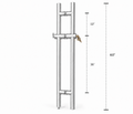 Commercial Locking Handle – 3 Holes