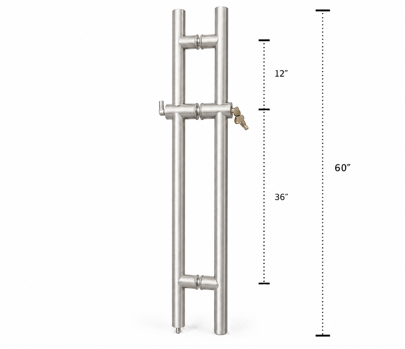 Commercial Locking Handle – 3 Holes