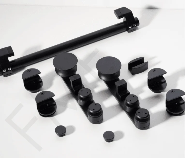 Office Sliding Door System Components (Bar Not Included)