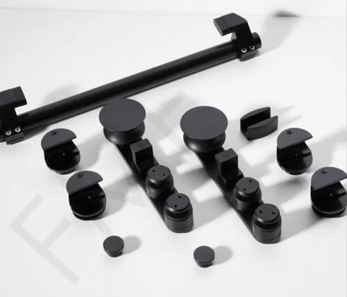 Office Sliding Door System Components (Bar Not Included)