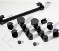 Office Sliding Door System Components (Bar Not Included)