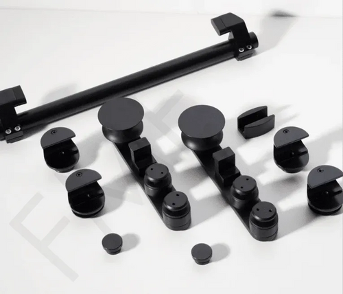 Office Sliding Door System Components (Bar Not Included)