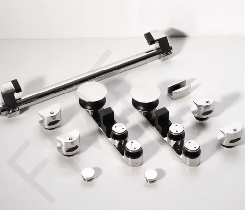 Office Sliding Door System Components (Bar Not Included)