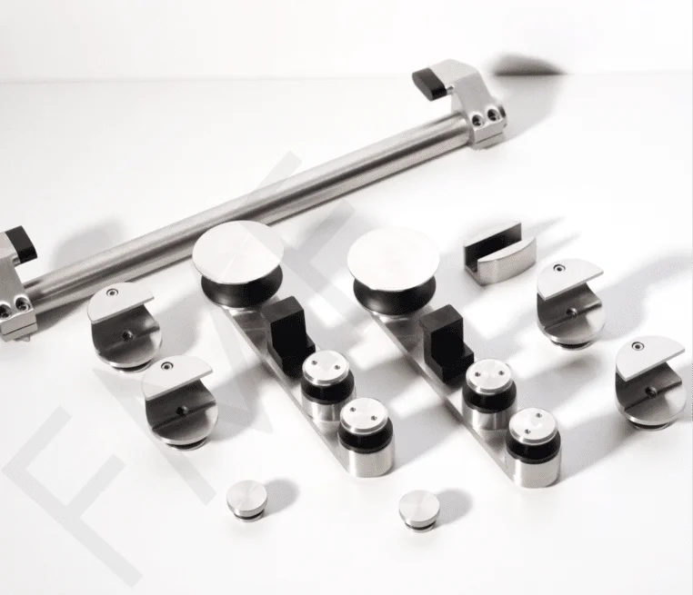 Office Sliding Door System Components (Bar Not Included)