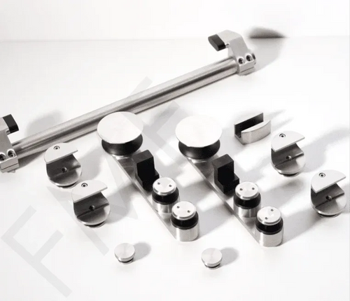 Office Sliding Door System Components (Bar Not Included)