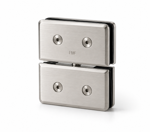 Glass-to-Glass Beveled Edge Pivot Hinge