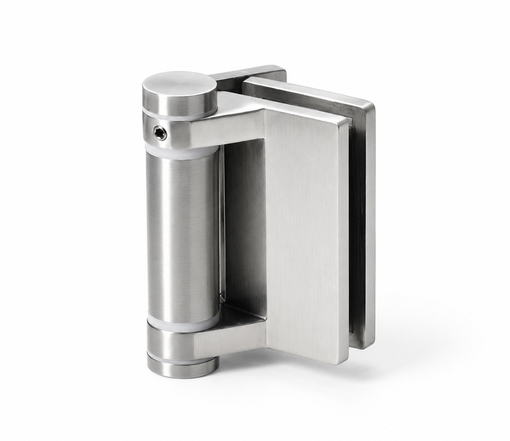 Premium Glass-Wall Self-Closing Gate Hinge - Sold in pairs