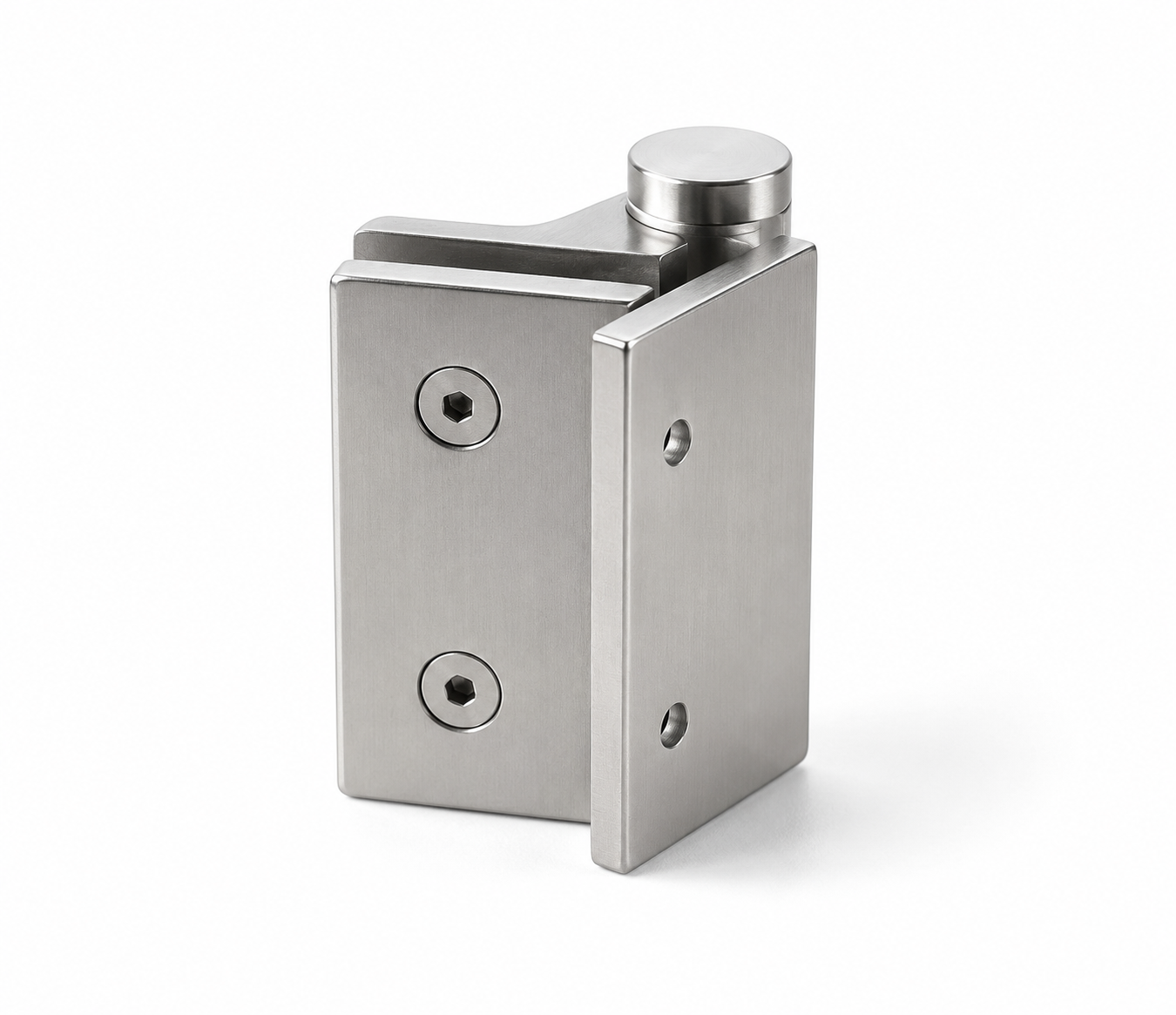 Premium Glass-Wall Self-Closing Gate Hinge - Sold in pairs