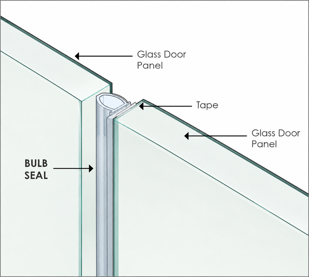 1/4 Bulb Seal w/ Hi Bond Tape