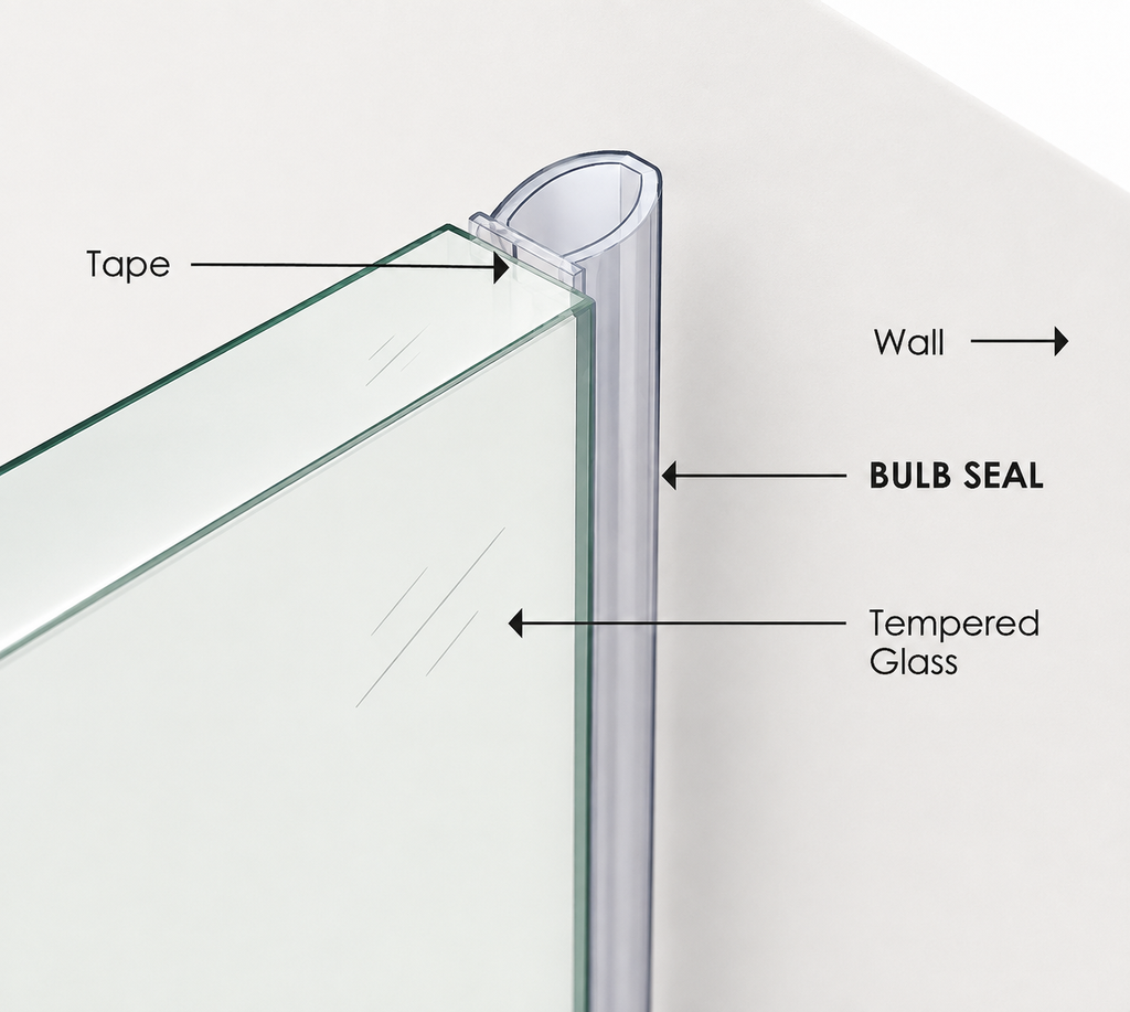 1/4 Bulb Seal w/ Hi Bond Tape