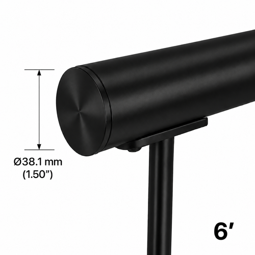 Handrail - 6' - 38.1mm Dia. Round