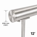 Handrail - 12' - 38.1mm Dia. Round