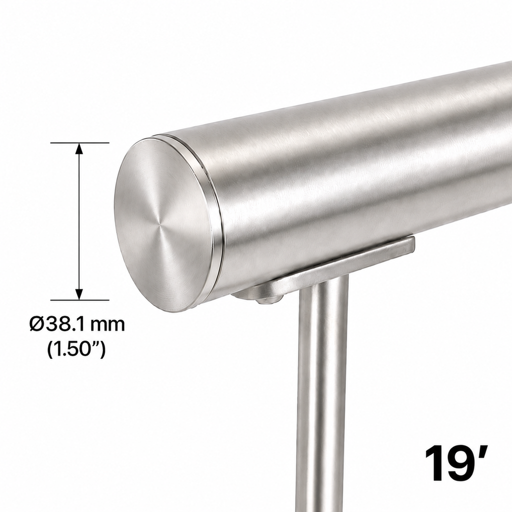 Handrail - 19' - 38.1MM Dia. Round