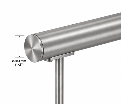 Round 38.1MM Ø Handrail - 12'