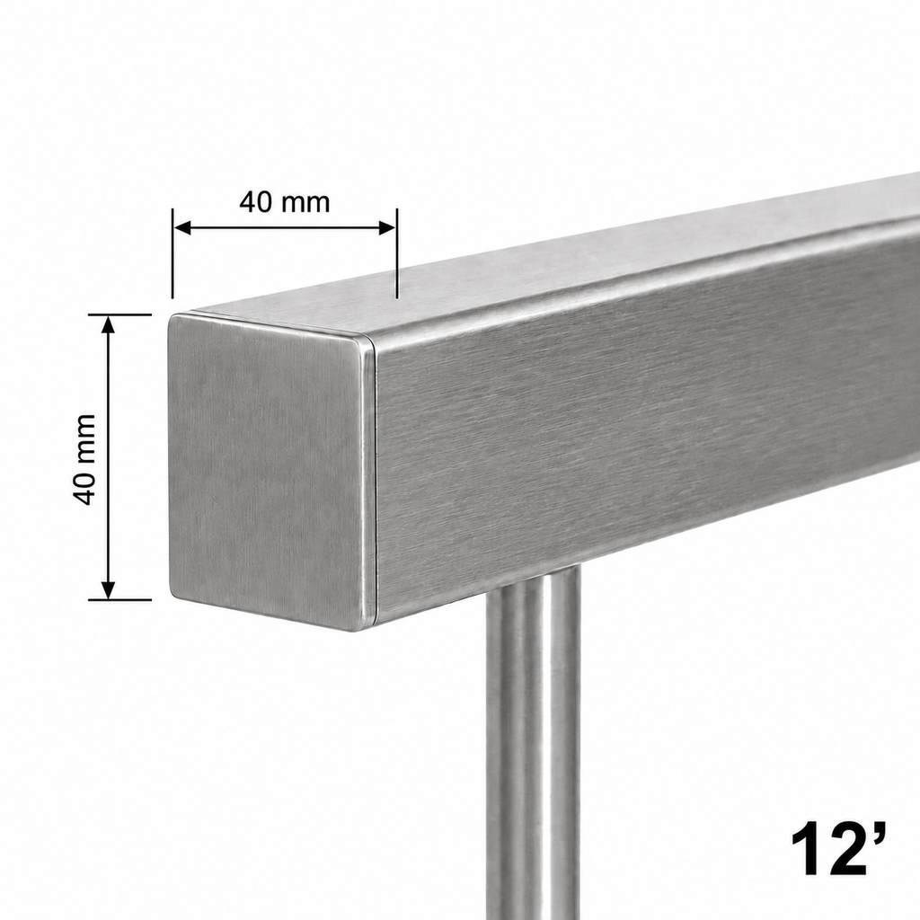 Square 40x40MM Handrail
