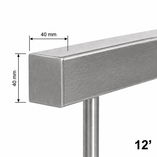 Square 40x40MM Handrail