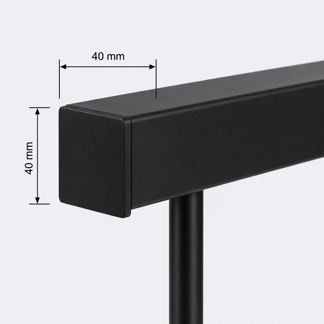 Square 40x40MM Handrail