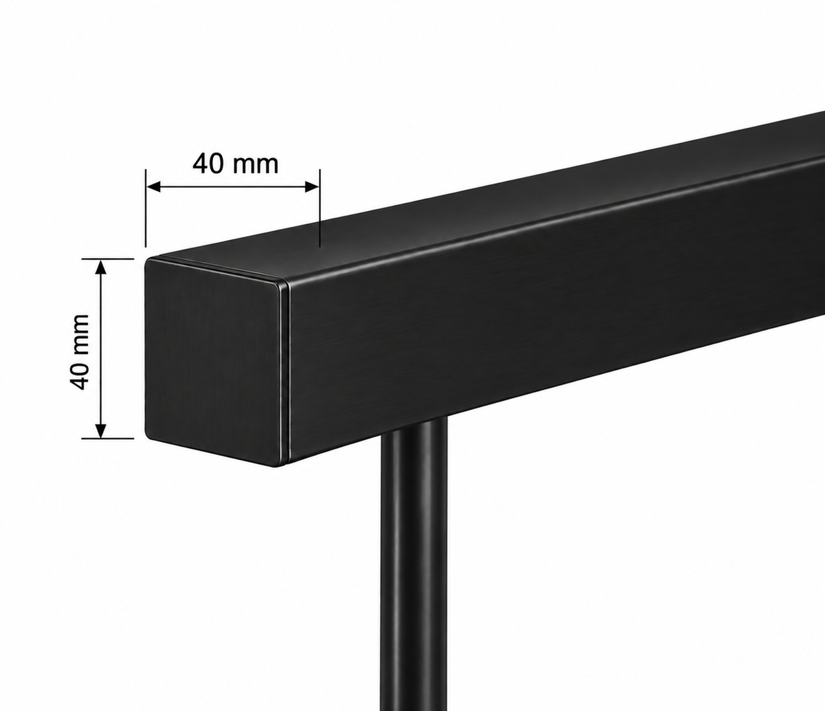 Square 40x40MM Handrail