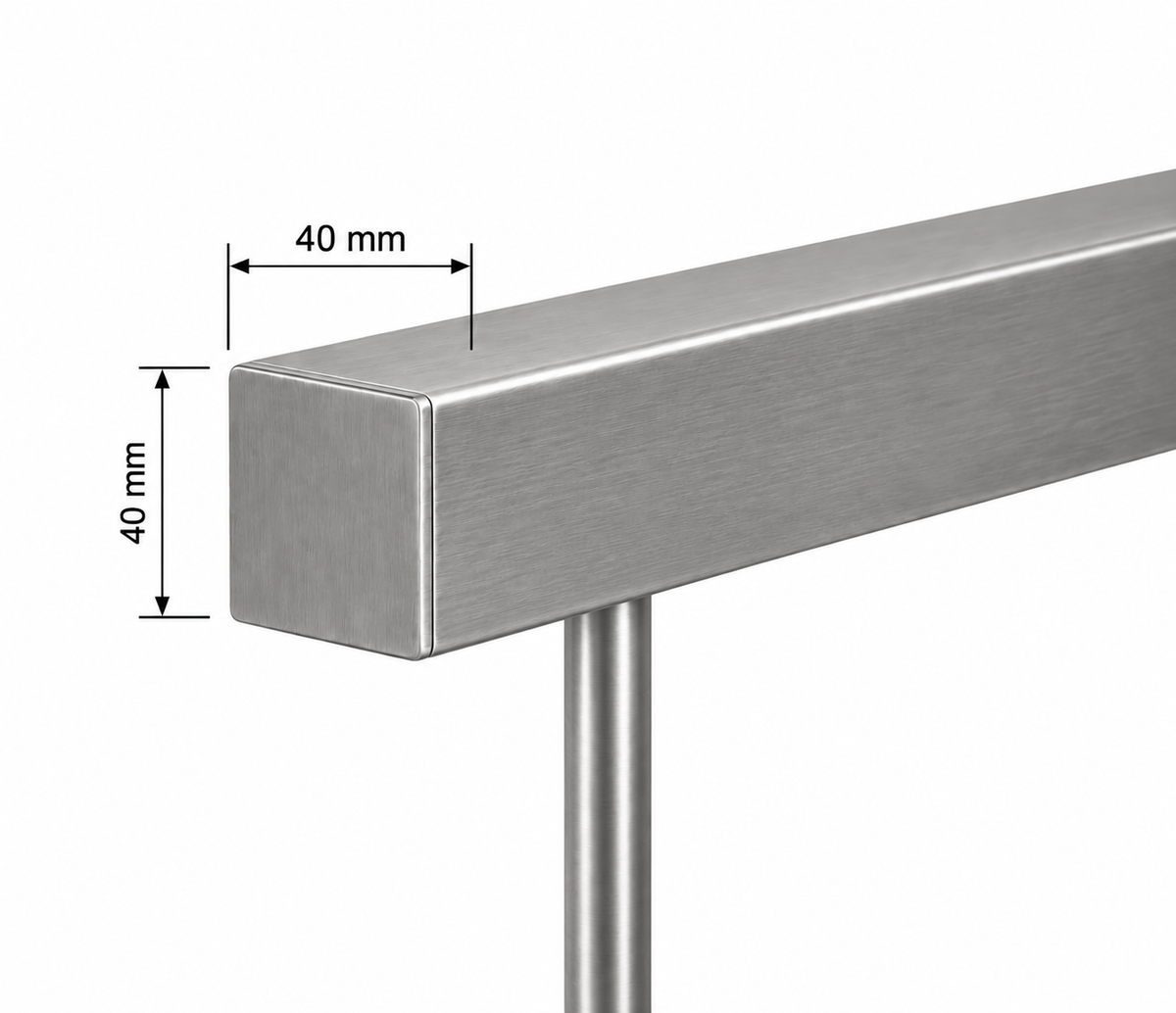 Square 40x40MM Handrail