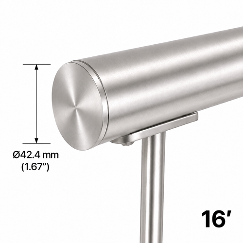 Handrail - 16' - 42.4MM Dia. Round