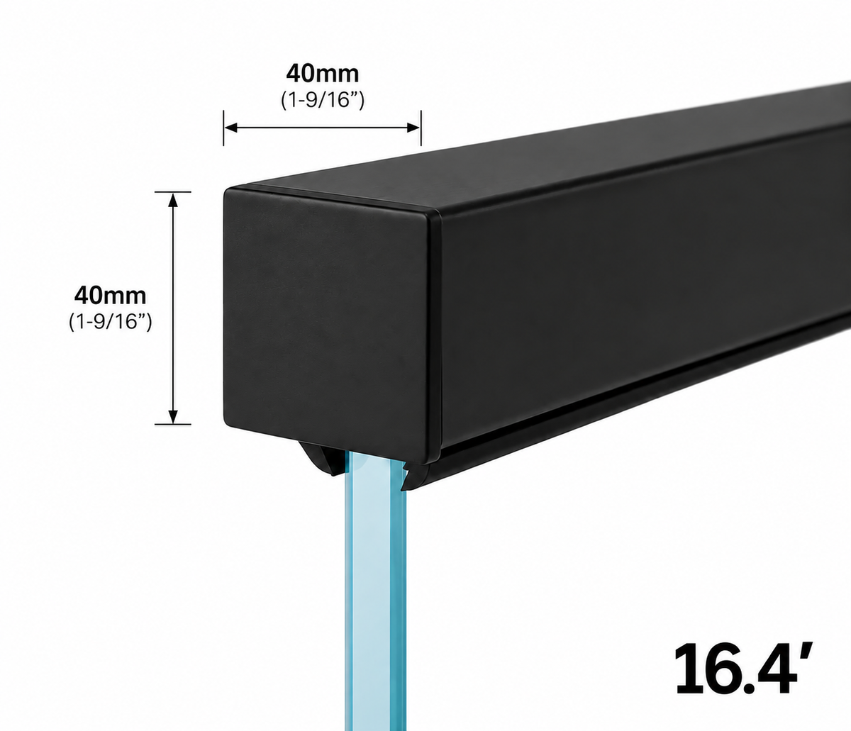 40x40MM Square Cap-Handrail
