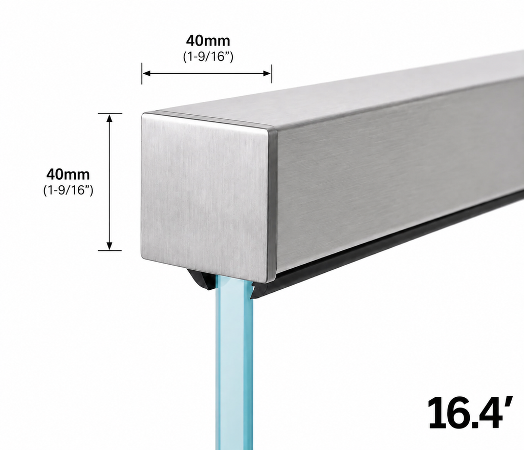 40x40MM Square Cap-Handrail