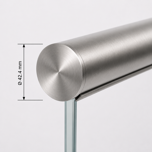 42.4mm Round Cap-Handrail