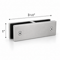 Slim Series - 180° Glass-Glass Railing Clamp 304SS