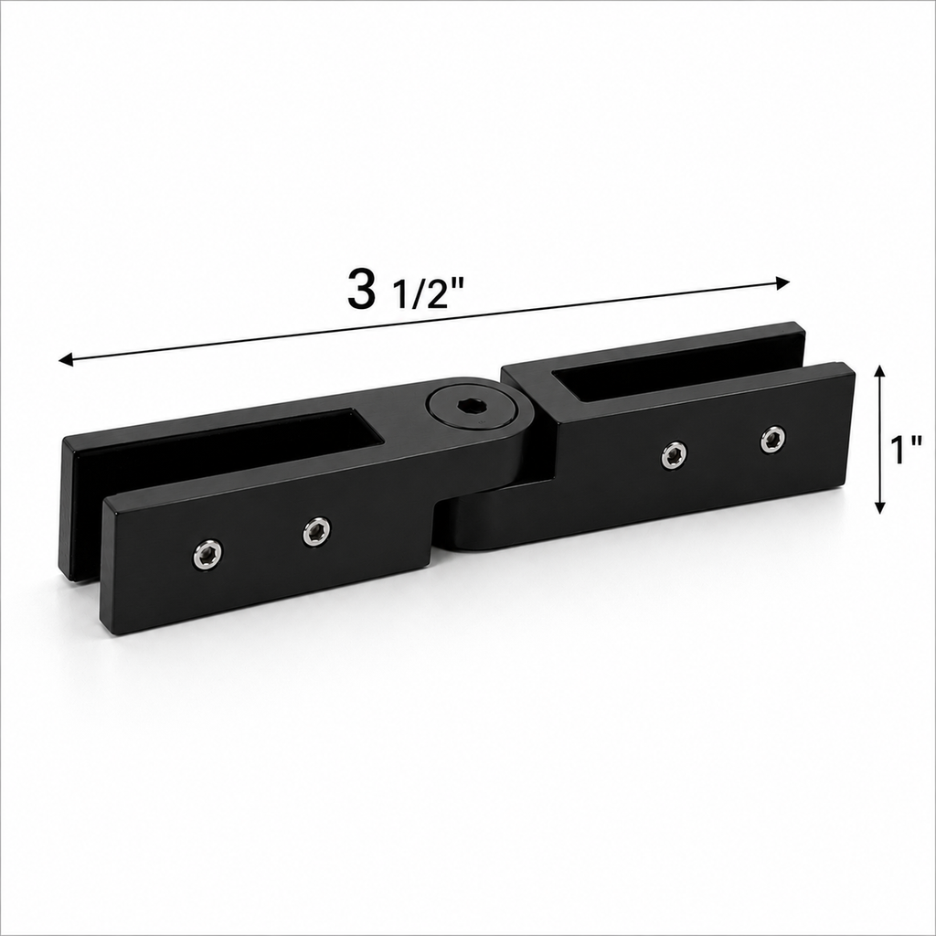 Adjustable Glass-to-Glass Railing Bracket