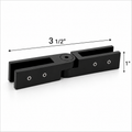 Adjustable Glass-to-Glass Railing Bracket